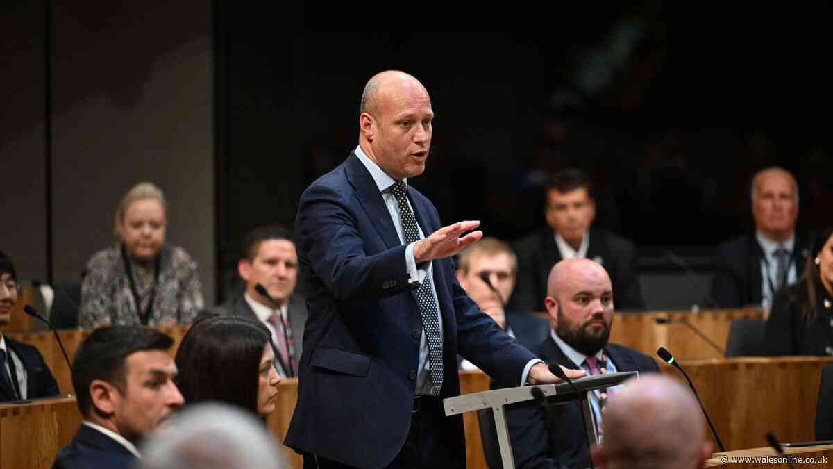 Reform UK leader in Wales Dan Thomas misses First Minister's Questions for 'personal reasons'