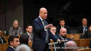 Reform UK leader in Wales Dan Thomas misses First Minister's Questions for 'personal reasons'