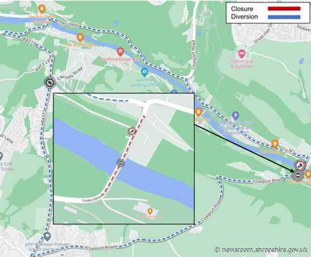 Coalport Road in Broseley to be resurfaced