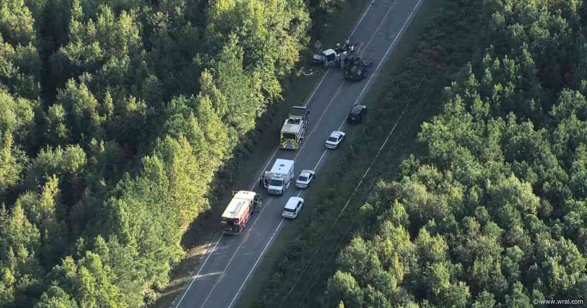Serious crash involving 2 trucks closes part of US 13 in Newton Grove