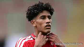 Man United wonderkid JJ Gabriel, 15, asks to QUIT club: Red Devils stunned as academy star dubbed 'Kid Messi' formally submits request to tear up his contract