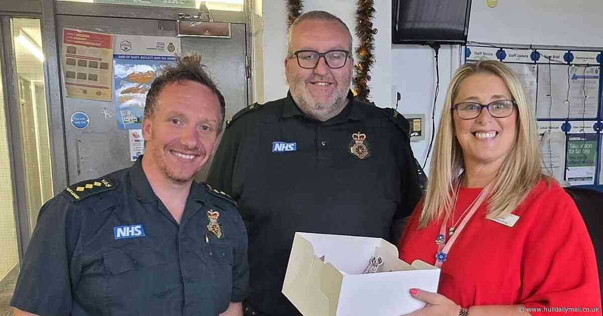 Care home bakes sweet treats for Bridlington emergency service workers