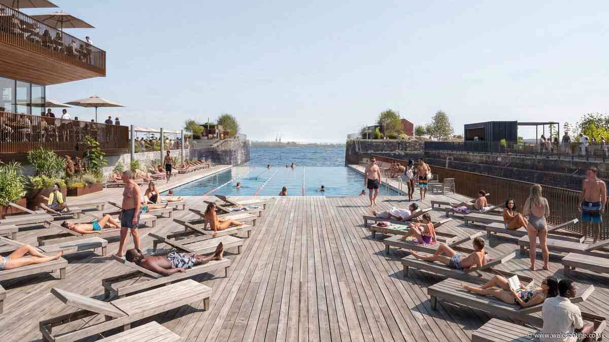 Plans for £17m Finnish style outdoor pool and sauna complex in Cardiff Bay