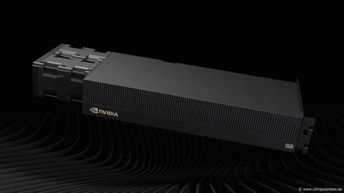 Nvidia RTX Pro 5500: Grafikkarte mit 84 GB Speicher und Doppel-Turbinen-Kühler