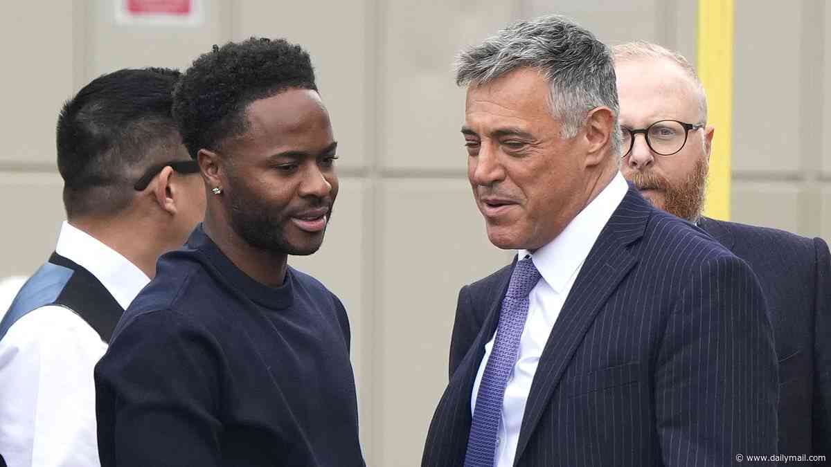 Raheem Sterling pleads GUILTY to dangerous driving and possessing 'hippy crack' after crashing his £270,000 Lamborghini as former Premier League star, 31, learns his fate in court