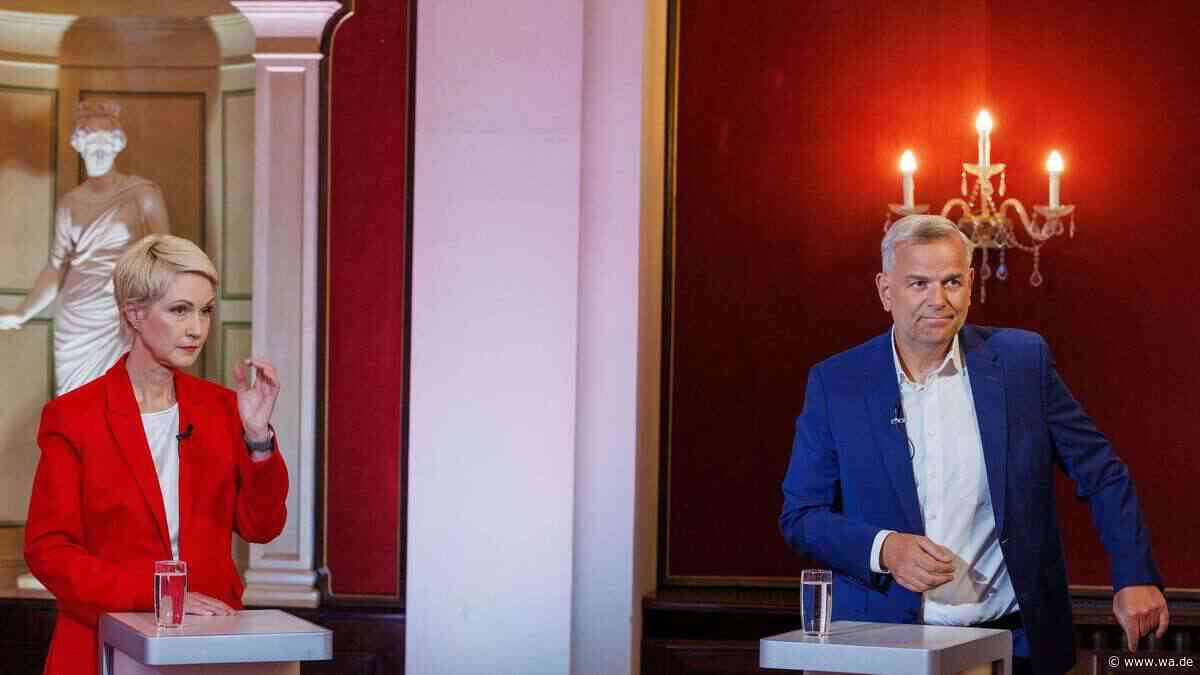 Vor Landtagswahl in Mecklenburg-Vorpommern: Spitzenkandidaten diskutieren im Vierer-Treff