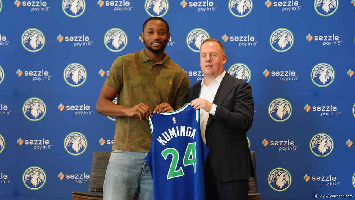Jonathan Kuminga Introductory Press Conference | Minnesota Timberwolves