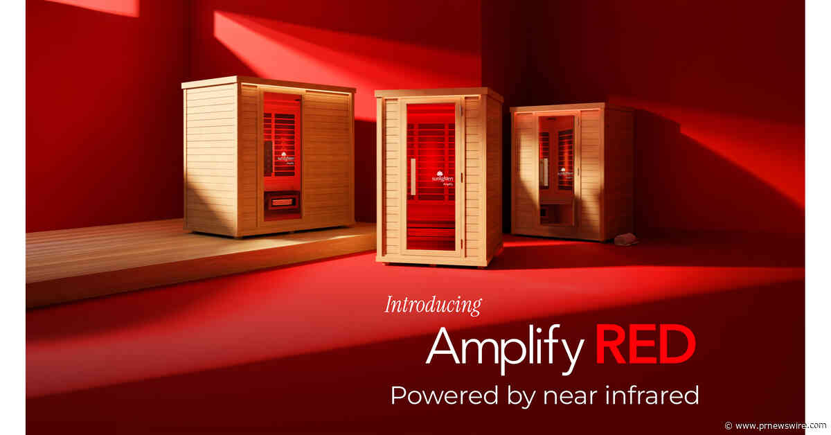 There's More to a Red Light Sauna Than Red Light: Sunlighten Introduces Amplify™ RED powered by near infrared