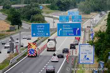 Weitere Sperrung am Autobahnkreuz Chemnitz für zwei Wochen
