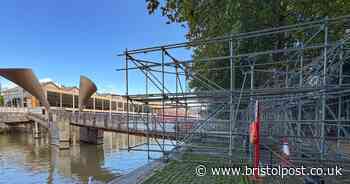 Pero's Bridge latest as scaffolding surrounds broken bridge