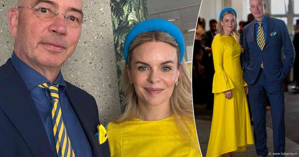 Geel, blauw en geen geduld meer: Tukkers maken bijzonder Oekraïne-statement bij Troonrede
