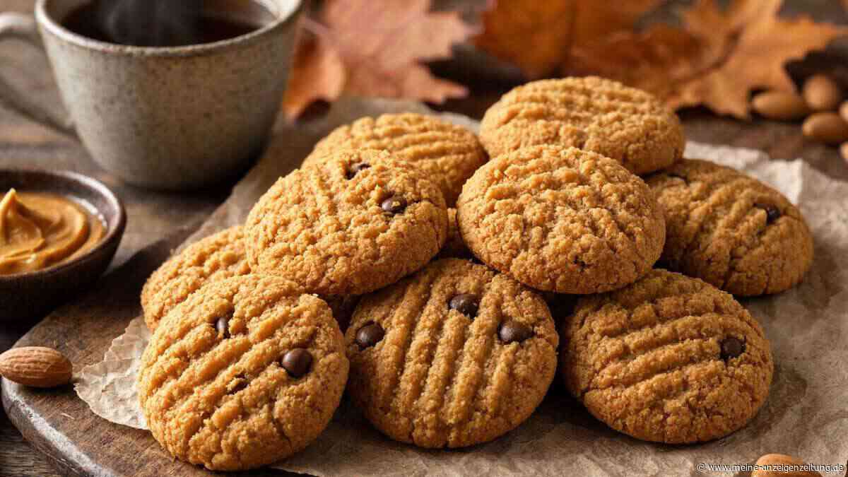 3‑Zutaten-Erdnuss-Mandel-Kekse: vegan, glutenfrei, knusprig und in unter 30 Minuten fertig