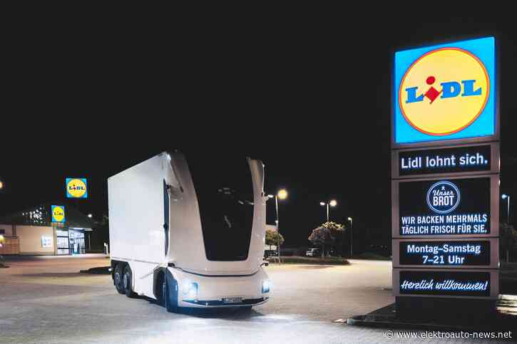 Lidl und Einride bringen autonome E-Lkw nach Deutschland