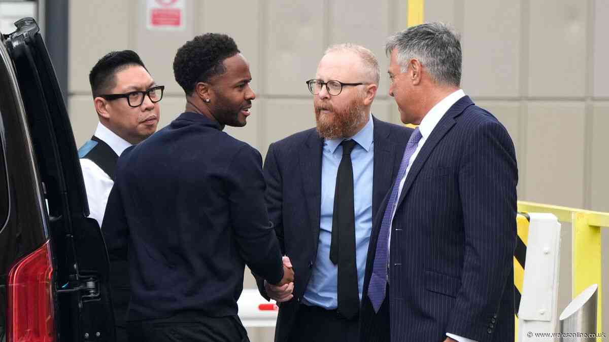 Footballer Raheem Sterling pleads guilty to driving and drug charges after crash