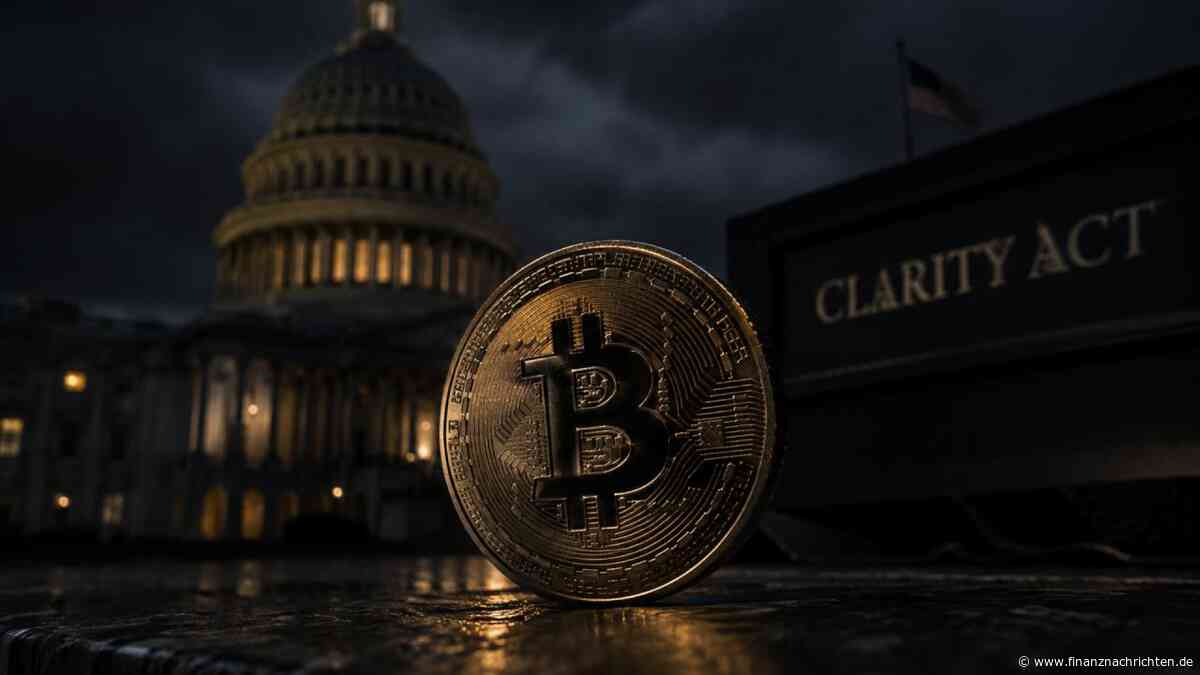 Entscheidung heute Abend: Bitcoin fällt zurück - Clarity Act wieder mit Fragezeichen