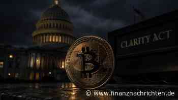 Entscheidung heute Abend: Bitcoin fällt zurück - Clarity Act wieder mit Fragezeichen