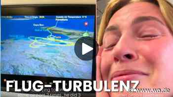 Landeanflug im Sturm: Starke Turbulenzen lösen Massenpanik an Bord aus