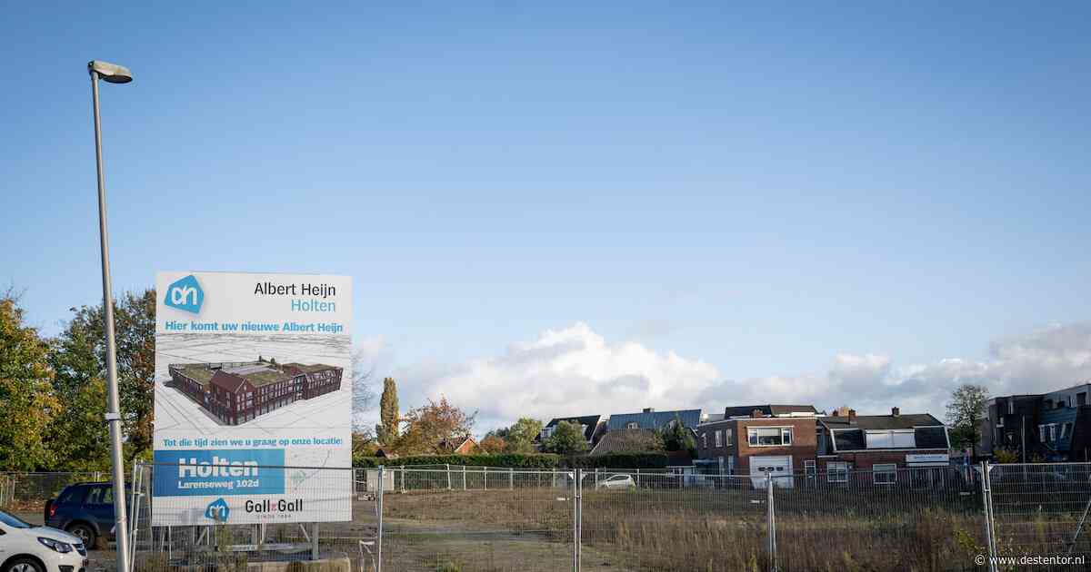 Holten wacht al drie jaar op nieuwe Albert Heijn — oplevering duurt nog zeker tot zomer 2028