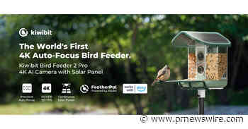 Kiwibit Launches Bird Feeder 2 Pro, the World's First Smart Bird Feeder with 4K HDR and Auto-Focus