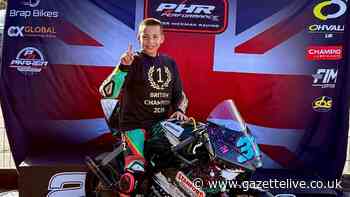 Middlesbrough mini bike star Emilio Pereira, 11, crowned 2026 British Champion