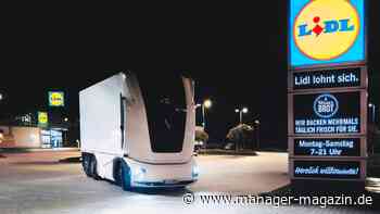Lidl: Discounter testet fahrerlosen Elektro-Lkw für Filialbelieferung