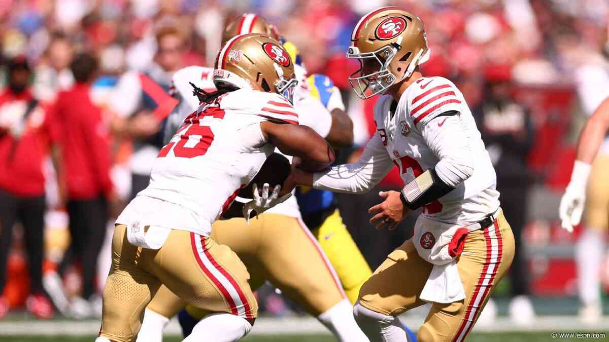 49ers find balance in the run game with Christian McCaffrey, Kaelon Black