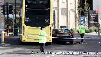 Three injured in Great Ancoats Street crash involving bus and car