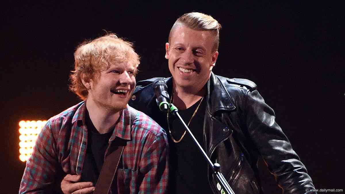 Ed Sheeran breaks his silence after Macklemore was kicked off his tour following his 'Free Palestine' speech as he says his shows will never be a political forum