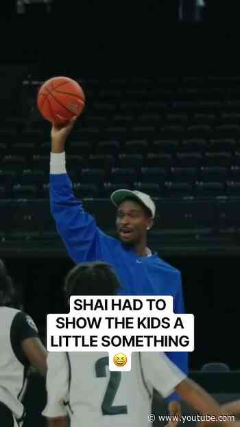 SGA looking to get buckets no matter who he's playing 😅