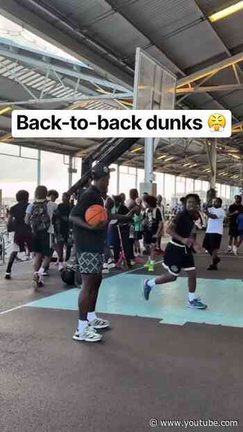 It’s a dunk fest 🤯 (via Davionguity/IG)