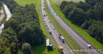 Vrachtwagenchauffeur maakt een onverwachte rit náást de A50