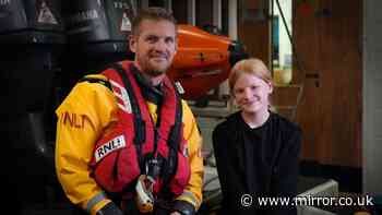 Girl, 11, remembers RNLI's crucial advice after getting in trouble in the sea at popular beach