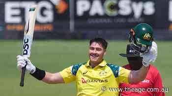 Renshaw scores maiden ODI century in first-clash win over Zimbabwe