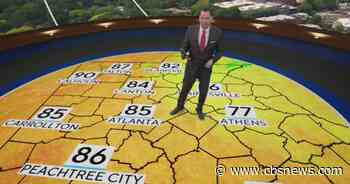 Wedge of cooler air keeping parts of North Georgia cool