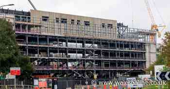 Transformation of Cardiff Bay continues as new arena takes shape