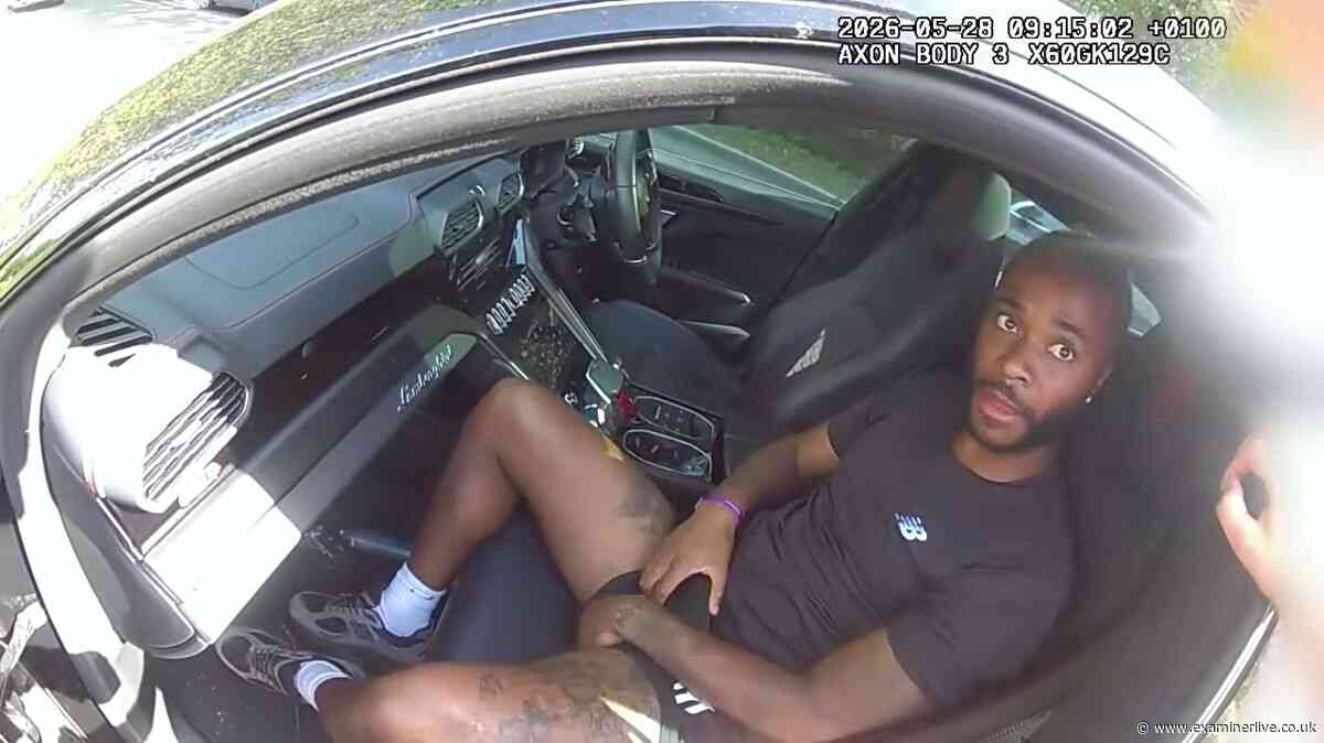 Raheem Sterling admits driving Lamborghini dangerously before  motorway crash