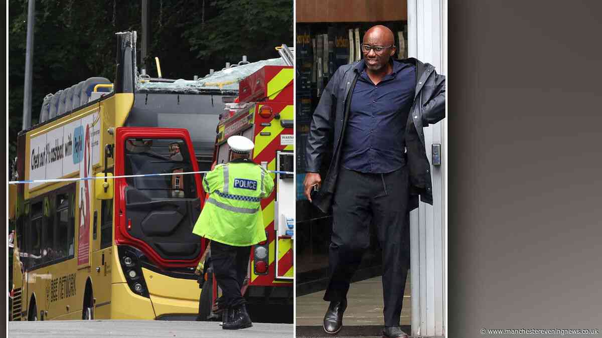 Bus driver admits guilt following Salford crash that left people seriously hurt after roof torn off