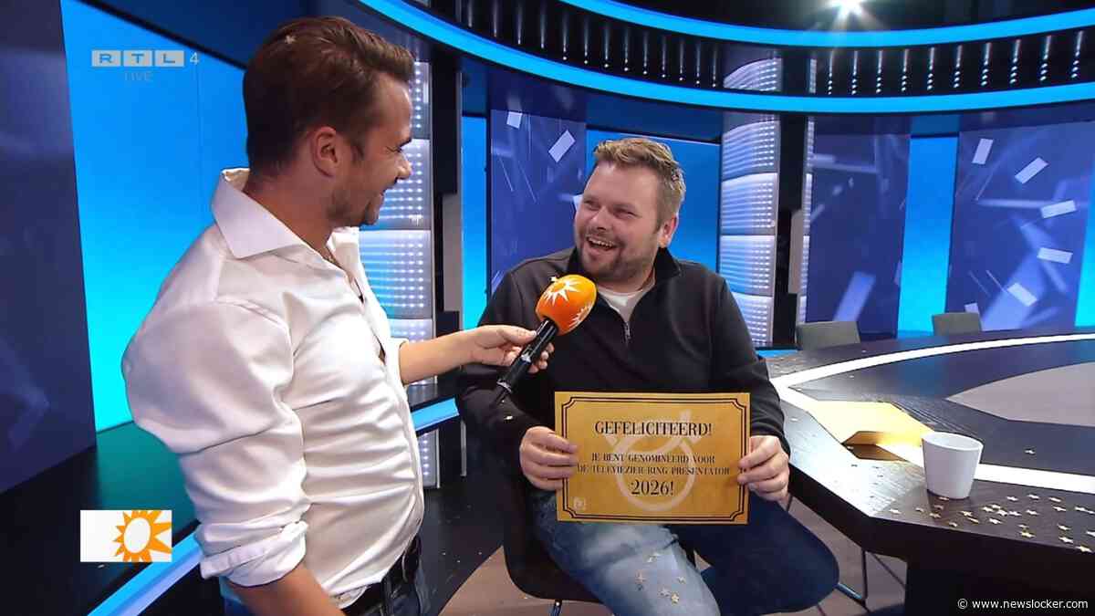 Dit zijn de drie genomineerden voor de Televizier-Ring presentator 2026: ’Schaamteloos campagne gevoerd’