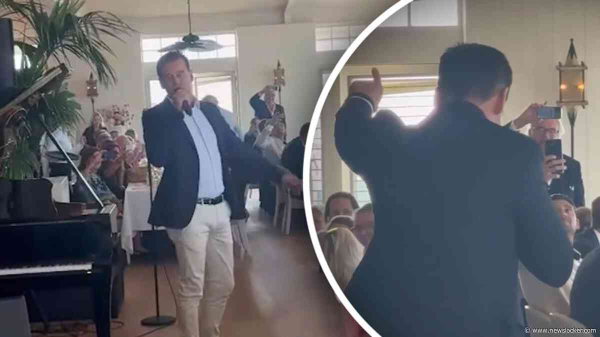 Wilfred Genee helemaal in zijn element op Prinsjesdag-lunch Harry Mens