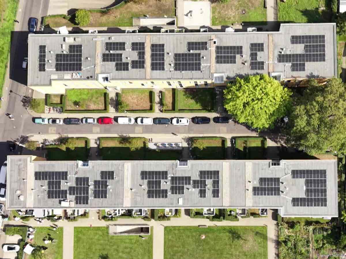 In Köln profitieren Mieter vom Solarstrom auf dem Dach