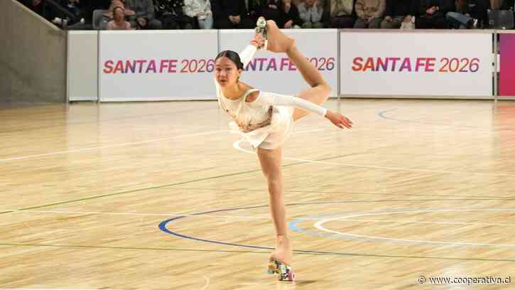Josefa Ramos brilló en el patinaje artístico con 15 años y sumó oro para el Team Chile en Santa Fe
