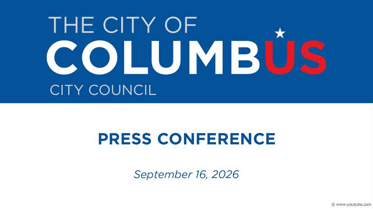 Columbus City Council Press Conference