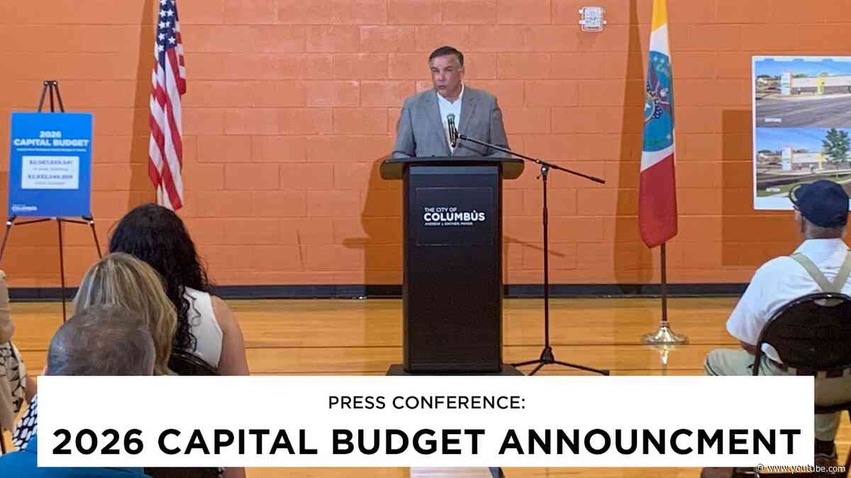 Press Conference:  2026 Capital Budget Announcement