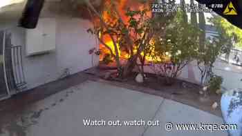WATCH: Police rush into burning nursing home to rescue patients in California