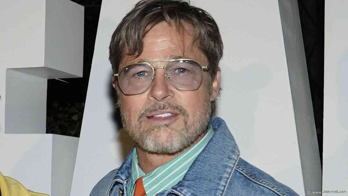 Brad Pitt reveals which celebrity he pretends to be as he models a cowboy look in Colorado to promote Heart Of The Beast