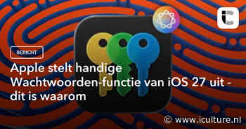 Apple stelt handige Wachtwoorden-functie van iOS 27 uit – dit is waarom