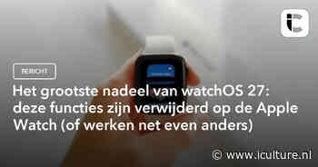 Het grootste nadeel van watchOS 27: deze functies zijn verwijderd op de Apple Watch (of werken net even anders)