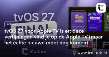 tvOS 27 voor Apple TV is er: deze verfijningen vind je op de Apple TV (maar het échte nieuwe moet nog komen)