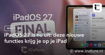 iPadOS 27 is nu uit: deze nieuwe functies krijg je op je iPad