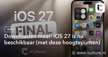 Downloaden maar: iOS 27 is nu beschikbaar (met deze hoogtepunten)